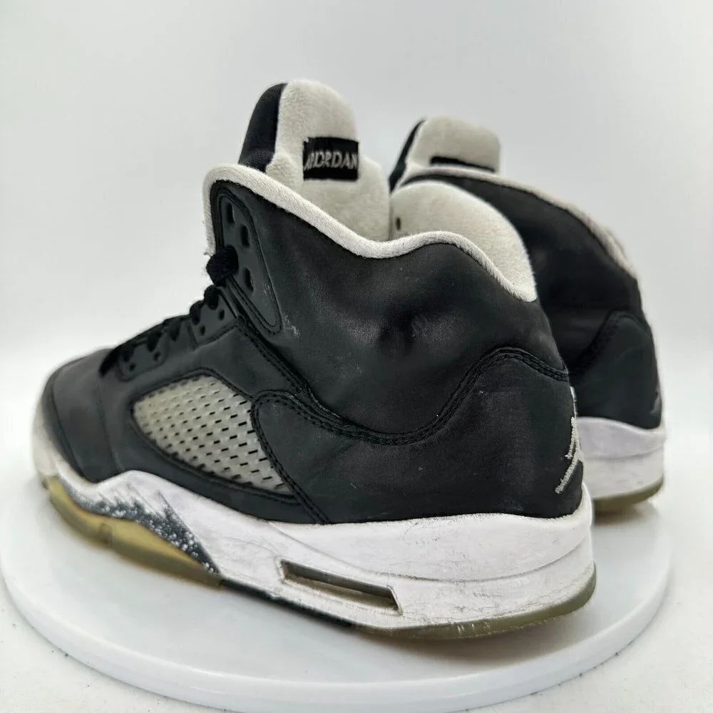 Nike Air Jordan 5 Retro Men Size 8 CT4838-011 Black Cool Grey White Shoes